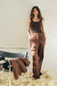 Pantalon Alfaiataria Clemence Marrom