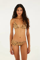Bikini Babado Pintado Beige