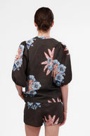 Blusa Ballon Tiger Bloom Grey