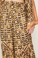 Pantalon Geo Tigre Bege