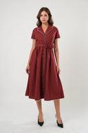 Vestido Beverly Burgundy