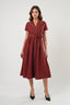 Vestido Beverly Burgundy