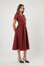Vestido Beverly Burgundy