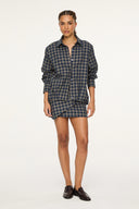 Blusa Blusa Flanela Xadrez Marinho
