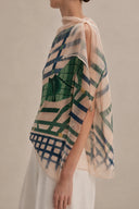 Blusa Foulard Ivory Salto