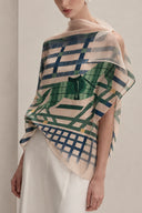 Blusa Foulard Ivory Salto