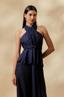 Blusa Lisa Ponta Dark Blue