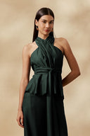 Blusa Lisa Ponta Dark Green