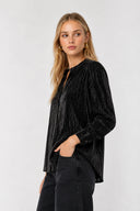 Top Zurie Black Silver