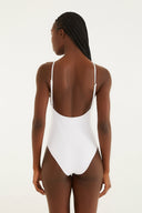 One Piece Bordado Richilieu Branco