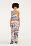Pantalon Calca Diario Azul