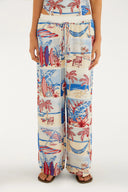 Pantalon Calca Diario Azul