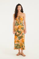 Vestido Canto Dos Passaros Amarelo