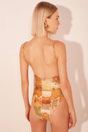 One Piece Cape Strappy Orange