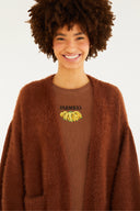 Cardigan Pelinho Catuai Marrom