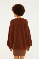 Cardigan Pelinho Catuai Marrom