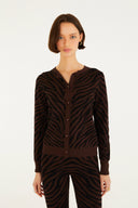 Cardigan Slim Namibia Preto