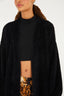 Chompa Cardigan Pelinho Black