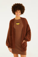 Cardigan Pelinho Catuai Marrom