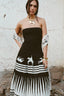 Vestido Bonita Black Cream