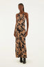 Vestido Cavalo De Onca Brown Black