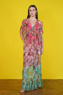 Vestido Chirping Birds Fuchsia