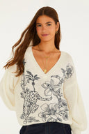 Chompa Tricot Delicadeza Bege