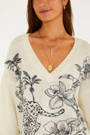 Chompa Tricot Delicadeza Bege