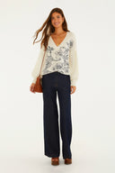 Chompa Tricot Delicadeza Bege