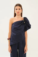 Top Ciraje Framed Navy