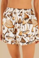 Short Cogu White Brown