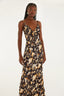 Vestido Cogu Mushrooms Black Yellow
