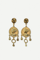 Aretes Coins Gold