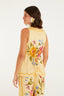 Chaleco Colete Floral Yellow