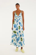 Vestido Concha Litoral Azul