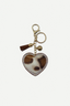 Llavero Cow Heart White
