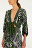 Vestido Cropped Balamana Verde Alca