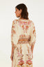 Top Cropped Estampada Pink