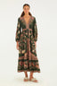 Vestido Cropped Lina Black Multi
