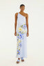 Vestido Cropped Orquidario Azul