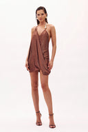 Vestido Cumin Marrom