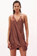 Vestido Cumin Marrom