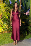 Vestido Darice Wine