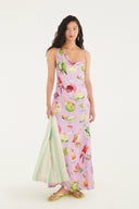 Vestido Degage Coquetel Lila