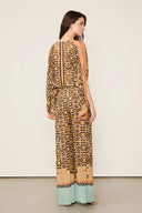 Pantalon Geo Tigre Bege