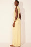 Vestido Vestido Draped Malta Yellow