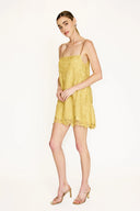 Vestido Embroidered Yellow