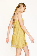 Vestido Embroidered Yellow