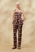Enterizo Estampado Misti Dark Brown