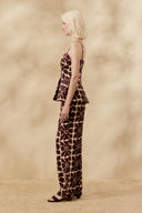 Enterizo Estampado Misti Dark Brown